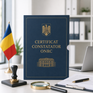 Certificat constatator ONRC